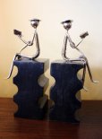 Bookworm Bookends