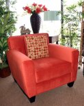 Lauren Arm Chair, Coral