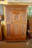 Armoire, Carved Teak