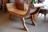 Bench Tiger, recycled teak