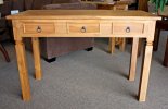 Console, 4 ft., small desk