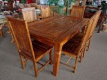 Bamboo Style 7 pc. Dining Set