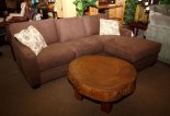 Bailey Sofa w/Reversible Chaise Ottoman